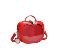 SLJYM Sac Adolescent Filles Sacs à Main pour Femme Sweet Style Original Bolso Mode Sac Femme Haute Capacité Bolsos De Mujer, Rouge