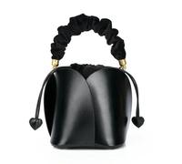 SLJYM Sac Seau Femme Solide en Cuir Véritable Dames Sacs À Bandoulière Forme De Fleur Fourre-Tout De Luxe Sacs À Main Sacs À Main