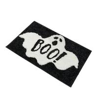 SLJYM Tapis d'Halloween pour porte d'entrée, tapis de bain absorbant l'eau, antidérapant, tapis touffeté, décoration de fête