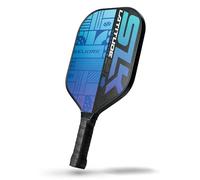 SLK Latitude 2.0 Raie de Pickleball | Face de Raquette de Pickleball en Graphite G4 | Technologie Rev-Core+ avec Surface SpinFlex | Repensée pour la Performance et Le contrôle | Bleu