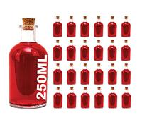 slkfactory 24 x 250 ML Lot de Bouteilles Sloe Gin Oil Bière Cidre Soda Vodka et Eau (24 x 250 ML)