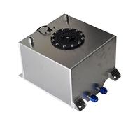 SLKTDE Réservoir d'appoint de Carburant en Aluminium de 8 gallons 30L Tout Applicable avec Pile à Combustible à Capuchon 30L avec Mousse de capteur à l'intérieur