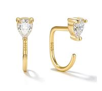 SLLAISS Boucles d'oreilles Dormeuses Argent Sterling 925 Creole