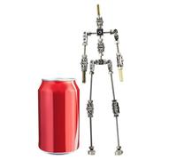 SLLSAGE Armature en Acier Inoxydable pour Stop Motion, Squelette Flexible pour Animation et Création de Modèles DIY(Size:23 cm (9 in))
