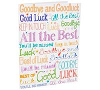 Sloane Graphics Goodbye and Good luck Carte d'adieu, 298 mm x 222 mm