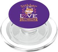 Slobber est ma langue d'amour PopSockets PopGrip pour MagSafe