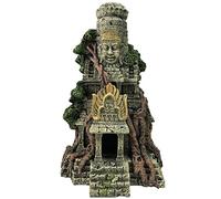 SLOCME Statue de Bouddha Angkor Wat pour aquarium - Décoration zen pour aquarium - Porte chance