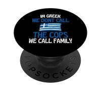 Slogan Amusant « I'm Greek » pour Toute la Grèce PopSockets PopGrip Adhésif