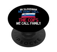 Slogan Amusant « I'm Slovenian Funny for All of Slovenian » PopSockets PopGrip Adhésif