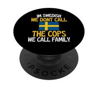 Slogan Amusant « I'm Swedish » pour Toute la Suède PopSockets PopGrip Adhésif
