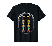 Slogan amusant « Save The Trees » de Drag Racing T-Shirt