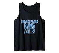 Slogan amusant Shakespeare Runs Through My Veins Débardeur