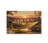 Slogan créatif : Golden Hour Puzzle pour adultes amis famille activité jeux nuits cadeaux 500 pièces