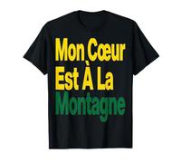 Slogan de Montagne Amour Aventure Nature Passion T-Shirt