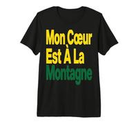 Slogan de Montagne Amour Aventure Nature Passion T-Shirt Haut de Gamme