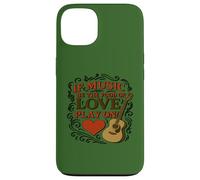 Slogan de première Ligne de Distressed Music Food Love Twelfth Night Coque pour iPhone 13