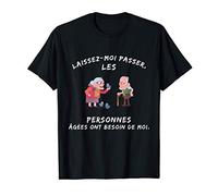 Slogan des soins Gériatriques Tenue Infirmière Spécialisée T-Shirt