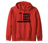 Slogan Drill Baby Drill Sweat à Capuche