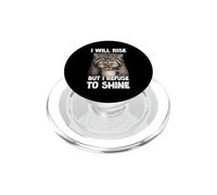 Slogan du café des Chats de Pallas T | Chat Grincheux du PopSockets PopGrip pour MagSafe