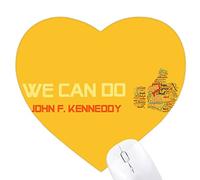 slogan électoral nous faire mieux Jeux de tapis de souris en forme de coeur