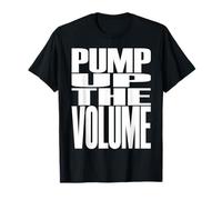 Slogan en gros caractères Pump Up The Volume Music Lover Rave Classic T-Shirt