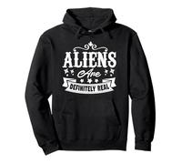 Slogan Humoristique Aliens are Real Conspiracy Theory Sweat à Capuche