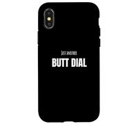 Slogan Humoristique « It Wasn't Me, It Was My Glutes » Coque pour iPhone X/XS