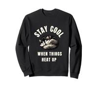 Slogan Malamute Stay Cool When Things Heat up Dog Lover Sweatshirt