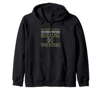 Slogan Sarcastique drôle Ici Parce Que Vous Avez cassé Quelque Chose Sweat à Capuche