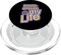 Slogan Shakespeare Is My Life PopSockets PopGrip pour MagSafe