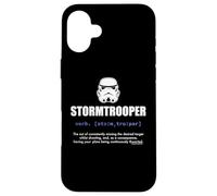 Slogan Stormtroopers Make Me Happy You Not So Much Coque pour iPhone 16 Plus