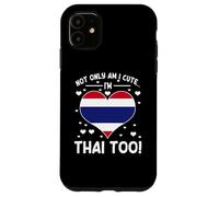 Slogan thaïlandais fière Femme thaïlandaise Amour thaïlandais Coque pour iPhone 11
