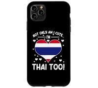 Slogan thaïlandais fière Femme thaïlandaise Amour thaïlandais Coque pour iPhone 11 Pro Max