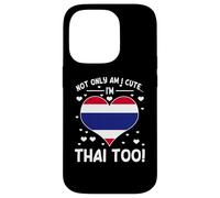 Slogan thaïlandais fière Femme thaïlandaise Amour thaïlandais Coque pour iPhone 14 Pro