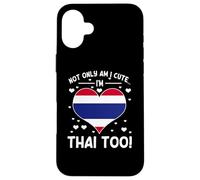 Slogan thaïlandais fière Femme thaïlandaise Amour thaïlandais Coque pour iPhone 16 Plus