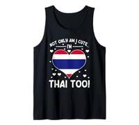 Slogan thaïlandais fière Femme thaïlandaise Amour thaïlandais Débardeur
