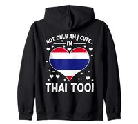 Slogan thaïlandais fière Femme thaïlandaise Amour thaïlandais Sweat à Capuche