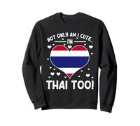 Slogan thaïlandais fière Femme thaïlandaise Amour thaïlandais Sweatshirt