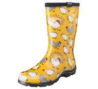 Sloggers Bottes de pluie et de jardin imperméables pour femme avec semelle intérieure confortable, jaune jonquille, pointure 42, style 5016CDY09