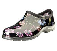 Sloggers Femme Rain & Garden Shoes Chaussures Confortables et imperméables, Ditsy Spring Black, 7