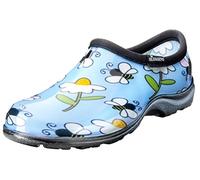 Sloggers Chaussures de Jardin imperméables pour Femme - Sabots de Pluie et de Jardin à Enfiler avec Semelle intérieure Confortable de qualité supérieure (Bleu Clair), Pointure 7