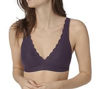 sloggi 10201957 ZERO Feel Lace Bralette - Femme -Bleu (Blackcurrant) - XS