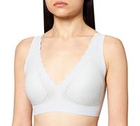 sloggi 10201957 ZERO Feel Lace - Soutien-gorge sans armature Femme - Gris (Platine) - L