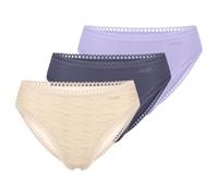 Culotte échancrée femme Sloggi Go Crush (x3) Violet L