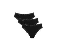 Sloggi Femme 24/7 Cotton Lace Tai C3p Bikini, Noir, 42 EU