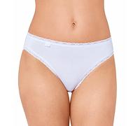 Sloggi Femme 24/7 Cotton Lace Tai C3p Bikini, Blanc, 44 EU