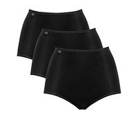 Sloggi Culotte Femme 24/7 Microfibre Maxi - Lot de 3 - Noir Taille 54