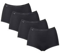 Sloggi Aux femmes Basic+ Plaine Coton Slips - Noir