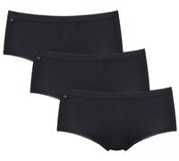 Sloggi Aux femmes Basic+ Plaine Coton Slips - Noir