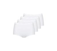 Sloggi Culotte Basic+ Maxi Gainante Femme Lot de 4 Blanc Taille 50